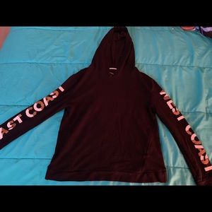 Black printed sweatshirt